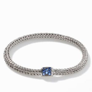 John Hardy Icon Bracelet, Sterling Silver, Pavé, 5MM